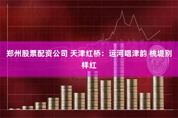 郑州股票配资公司 天津红桥:运河唱津韵 桃堤别样红